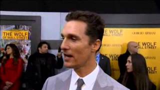 Leonardo DiCaprio Matthew McConaughey Talks About Lunch Humming Scene from Wolf of Wall Street [upl. by Walworth621]