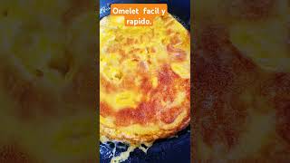 Como hacer un omelet fácil y delicioso cocinaparatodos recetasfaciles recetaeconomica enminutos [upl. by Etteuqram]