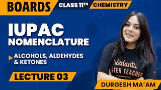 IUPAC Nomenclature Class 11 L3  Class 11 Chemistry Chapter 8  CBSE  NEET 2024  Durgesh Mam [upl. by Hepsiba]