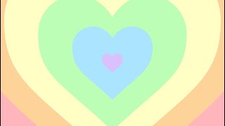 Pastel Colorful Heart Background Ending Scene Copyright Free [upl. by Adnirolc195]