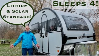 TAB 400 Boondock Edition Small Camper Sleep 4 in a super light teardrop travel trailer caravan [upl. by Anirbes207]