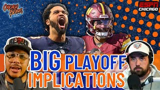 Commanders Game CRUCIAL for Bears in Crowded NFC Playoff Race [upl. by Ahsinaw]