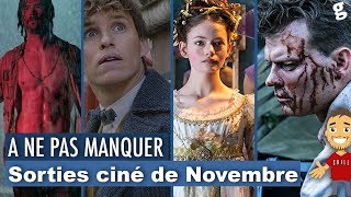 Les SORTIES à ne PAS MANQUER au CINEMA en NOVEMBRE [upl. by Anihpesoj]