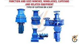 Controlling the Operation of Ships  Function and uses Winches Windlasses Capstans [upl. by Eadahc485]