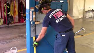 Skill Drill 102 Forcible Entry OneMan Outward Swinging Door [upl. by Neliac743]