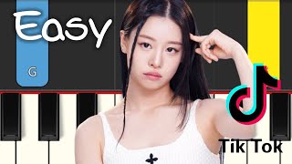 FIFTY FIFTY  Cupid  EASY Piano Tutorial 🎹 [upl. by Layne]