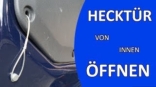 SCHLÜSSELDIENST Wie ich meine Hecktür von innen öffnen kann  DACIA DOKKER MINI CAMPER [upl. by Gilmour888]