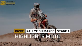 Highlights Motos  Stage 4  Rallye du Maroc 2023 W2RC [upl. by Poland]