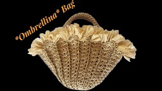 Coffa Bag OMBRELLINA Uncinetto  Crochet  Video Tutorial MelCbags [upl. by Liatris]