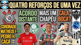 PACOTÃO NO TIMÃO SEP MAURÍCIO LONGE 4 REFORÇOS NO GRÊMIO CALABOCA DA 777 FLU GALO SP ZÊRO [upl. by Shrier]