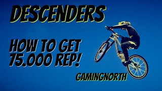 Descenders  How To Get 75000 Rep or MORE Very Easy  High Voltage Bike [upl. by Roosnam377]