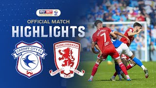 HIGHLIGHTS  CARDIFF CITY vs MIDDLESBROUGH [upl. by Atterol]