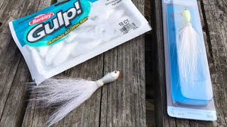 Bucktail Fishing  Review Of The Trokar Big Nasty Bucktail [upl. by Tuchman]