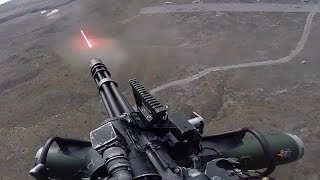 US Marines Firing The Powerful GAU21 Machine Gun amp M134 Minigun  Close Air Support Trainings [upl. by Nylaret850]