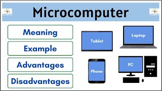 What is Microcomputer  Meaning  Advantages  Disadvantages [upl. by Iggem983]