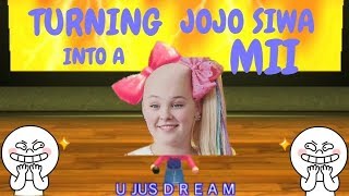 Turning Jojo Siwa into a Mii in Tomodachi Life [upl. by Notneiuq]