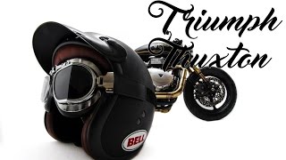 Triumph Thruxton 900 Café Racer [upl. by Jasen704]