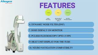 Allengers DIGISCAN COMPACT  CArm with Flat Panel Detector FPD [upl. by Icyak]