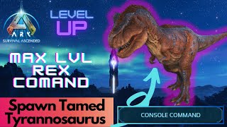 Tamed TRex Spawn Command  Ark Survival Ascended [upl. by O'Mahony818]