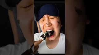 food challengeeyebol vs dark chocolate 🍫trendingshorts [upl. by Bobine318]