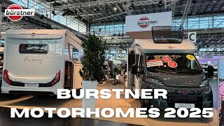 NEW Bürstner Motorhomes 2025 New UK Models [upl. by Aekerly]