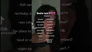 Bestie test🤞 fyp blowup glowup friends subscribe advice reyreyxoxo tt [upl. by Naz]