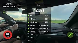 BMW G31 550D 30D AT 4WD 2019 STOCK 0200 acceleration [upl. by Horvitz825]