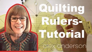 Alex Anderson LIVE  Quilting Rulers Tutorial [upl. by Marquita679]