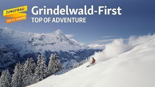 GrindelwaldFirst  Top of Adventure Winter [upl. by Alet442]