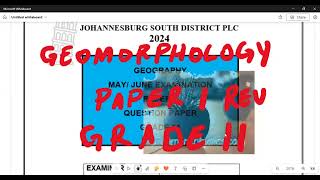 Geography Grade 11 Question paper Term 4 Revision [upl. by Crutcher]