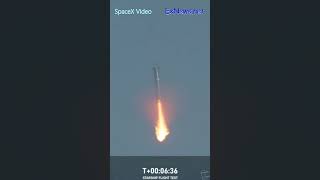 StarShip 6 Launch and 1st Stage Booster Water Landing [upl. by Onida]