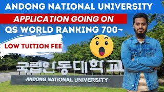 Andong National University  Top Rank University in South Korea  Low Cost University  Mehedi Hasan [upl. by Kalvin981]