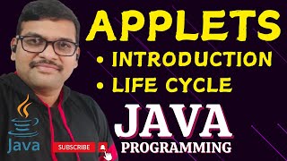 INTRODUCTION TO APPLETS amp APPLET LIFE CYCLE  JAVA PROGRAMMING [upl. by Araik379]