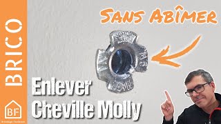 Comment enlever une cheville Molly en toute simplicité et sans abîmer le Placo [upl. by Shiller153]