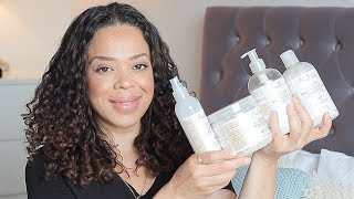 Sheamoisture 100 Virgin Coconut Oil Line  Review [upl. by Ahsieyn]