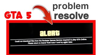 gta 5 problem  gta 5 server failed  gta 5 server down  gta 5 Login failed  gta V failed problem [upl. by Fradin]