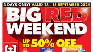 Whats on RED FRIDAY at Shoprite in Gauteng this week Promo 13 to 15 September 2024 [upl. by Woodward]