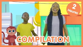 Compilation de comptine africaine 2H  Les amis de Boubi S1 [upl. by Ulu]