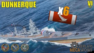 Dunkerque 6 Kills amp 125k Damage  World of Warships Gameplay [upl. by Lainey]