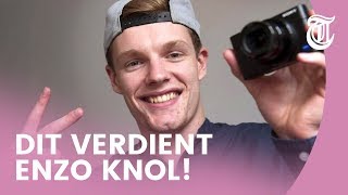 Zo komt Enzo Knol aan zijn geld  GELD VAN DE STERREN 01 [upl. by Enuahs985]