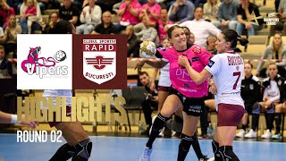 Vipers Kristiansand 🆚 Rapid Bucuresti  Round 2  EHF Champions League Women 202425 [upl. by Maurizia]