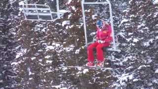 Mikaela Shiffrin Training at Loveland Ski Area [upl. by Oinotnanauj568]