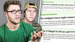 DUMBEST QUESTIONS EVER ASKED YAHOO ANSWERS CRINGE [upl. by Notselrahc]