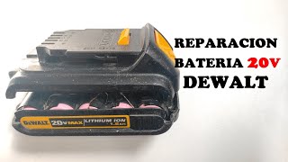 cómo reparar una batería dewalt de 20v [upl. by Adnolor]