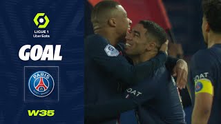 Goal Achraf HAKIMI 33  PSG PARIS SAINTGERMAIN  AC AJACCIO 50 2223 [upl. by Ytsihc]