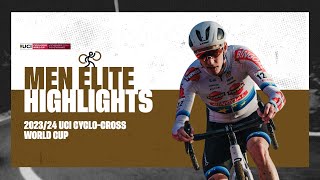 Hoogerheide  Men Elite Highlights  202324 UCI Cyclocross World Cup [upl. by Longfellow871]