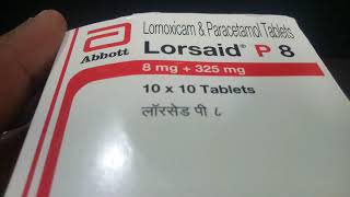 Lorsaid P Tablet Review [upl. by Nawad]