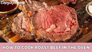 How to Make Roast Beef in the Oven [upl. by Sanchez]