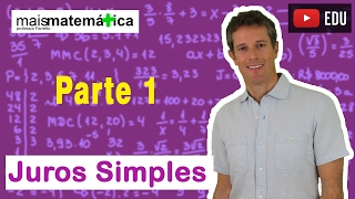 Matemática Básica  Aula 28  Juros Simples parte 1 [upl. by Leiahtan]