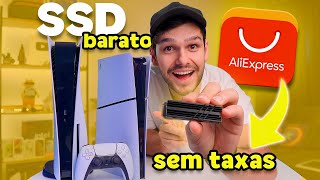 COMPREI um SSD de 2TB BARATO para o PS5 no ALIEXPRESS Kootion X16 [upl. by Saul]